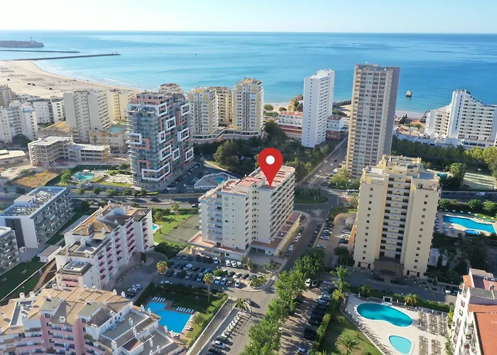 Praia Da Rocha, 404 Casa Dos Arcos, Charming Studio, Air Conditioning, Internet, Pools, Sea View, By Ig